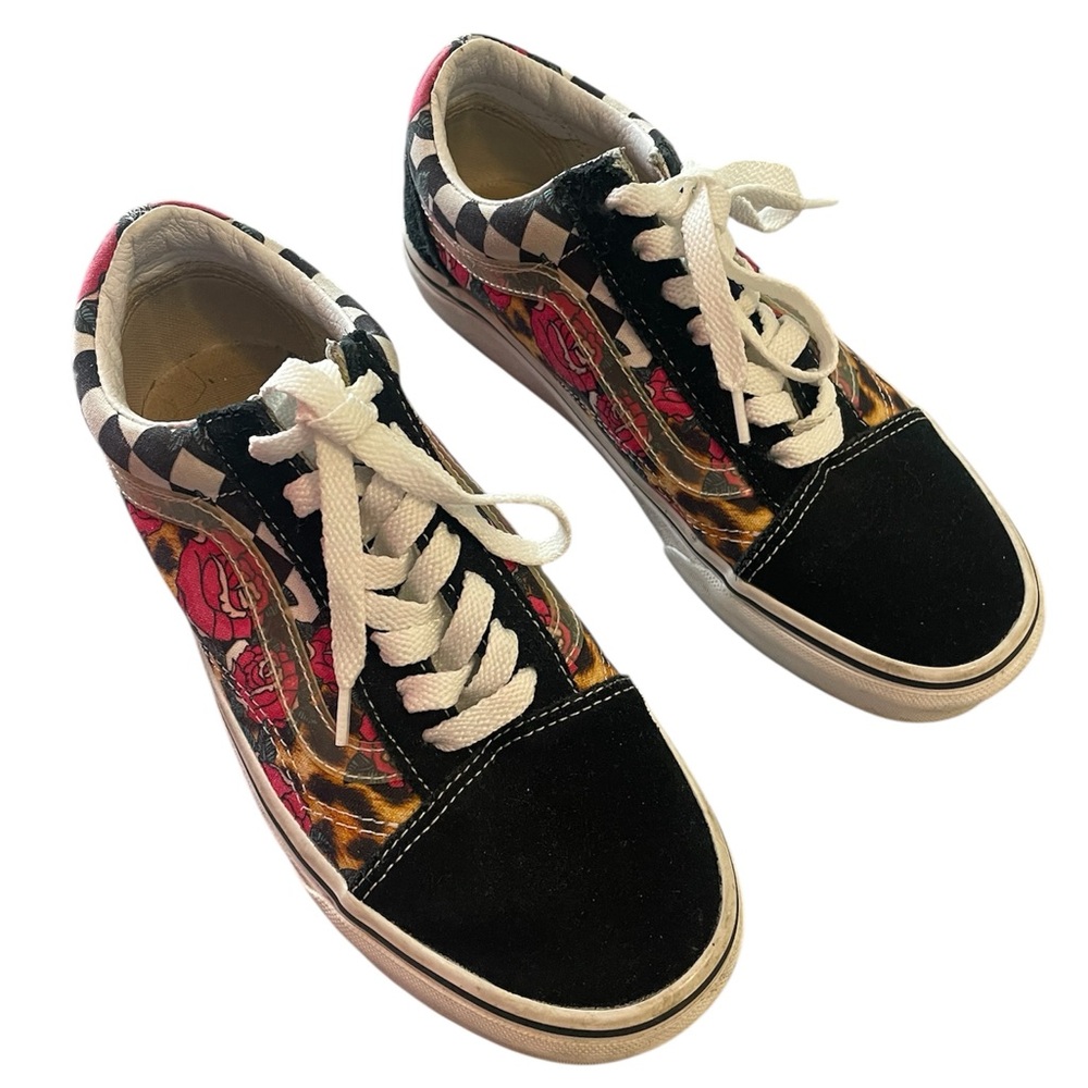Vans Sk8 Shoes Rose Cheetah Print
With Checkers - Picture 4 of 7